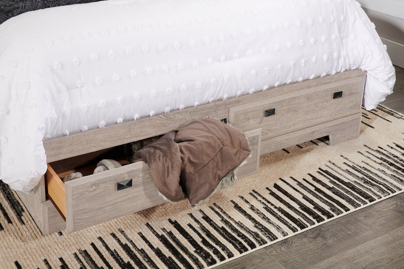 Yorkdale Queen 6 Drawer Storage Bed White The Brick