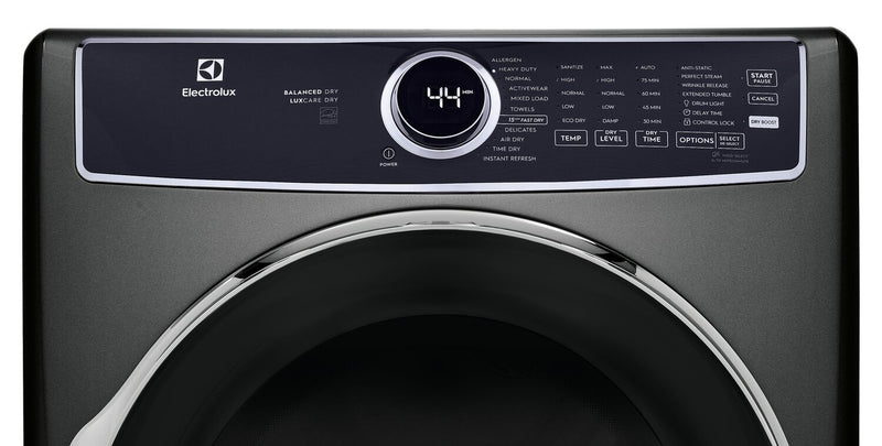 Electrolux 5.2 Cu. Ft. Front-Load Washer and 8 Cu. Ft. Electric Dryer - Titanium