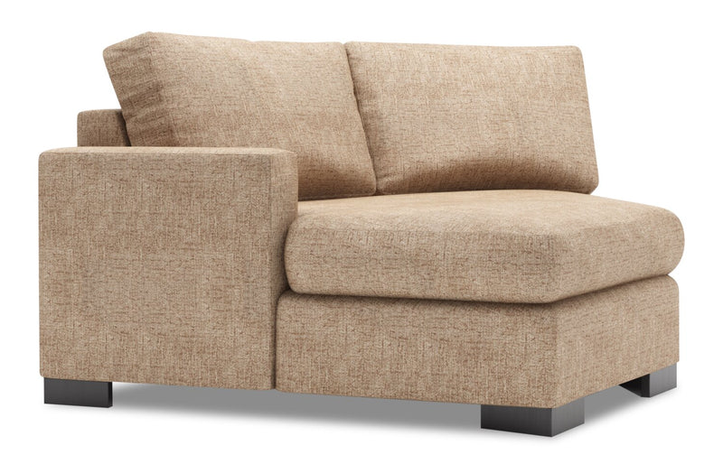 Sofa Lab Track LAF Cuddler - Luxury Taupe