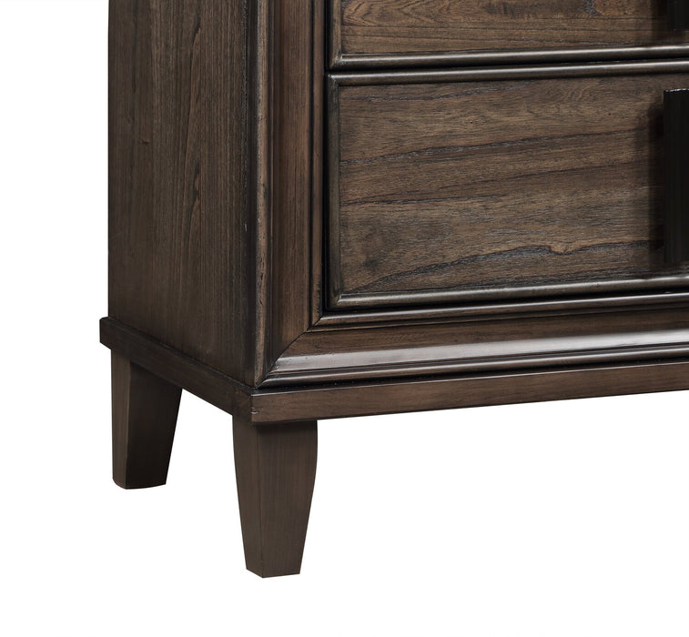 Kane Bedroom 6-Drawer Dresser, 61\"W x 38.3\"H - Brown