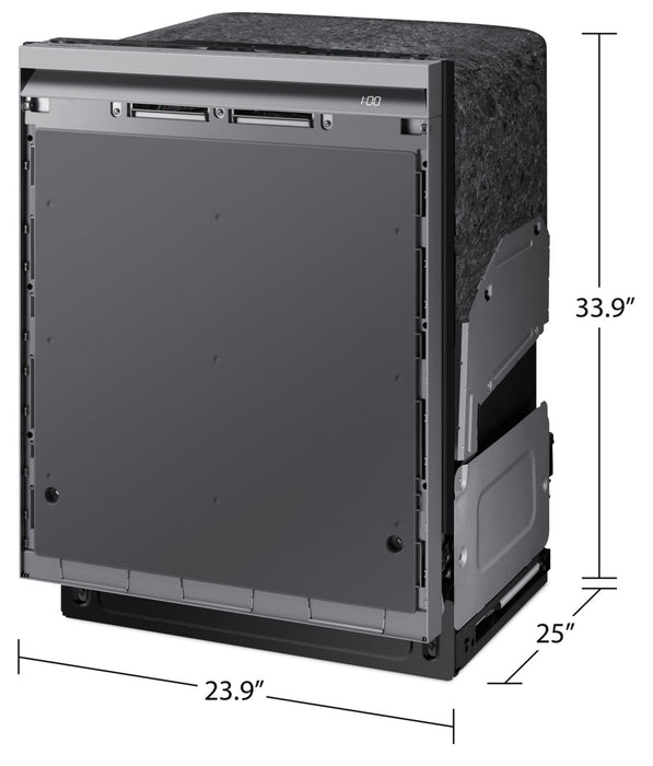 Samsung 24\" 42 dBA Built-In Top-Control Dishwasher with 3rd Rack - DW80B7070AP/AC