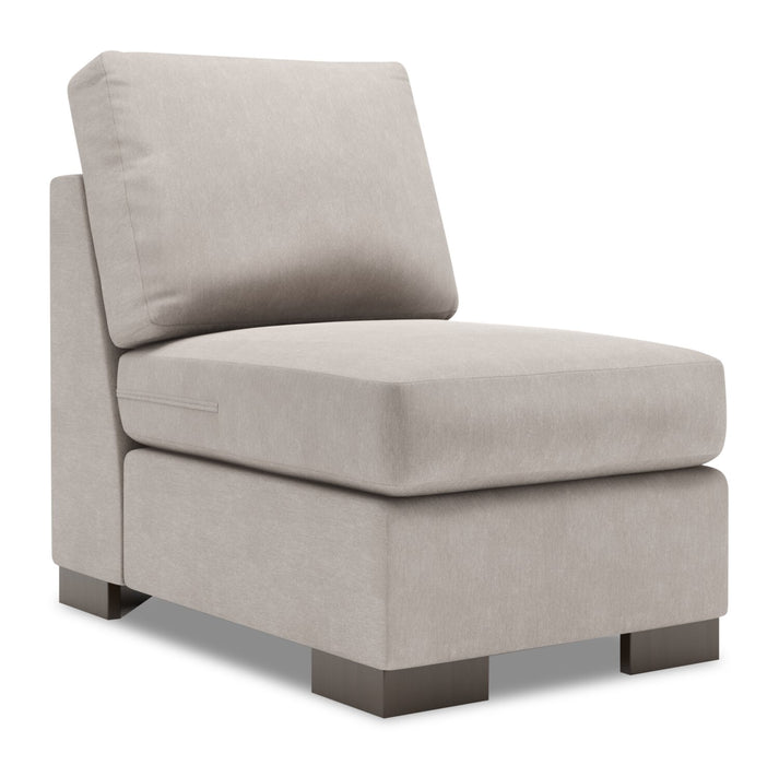 Sofa Lab Track Armless Chair - Pax Slate
