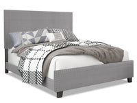 Avery Queen Bed - Grey 