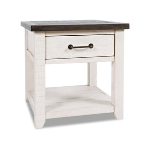 Morgan End Table - White