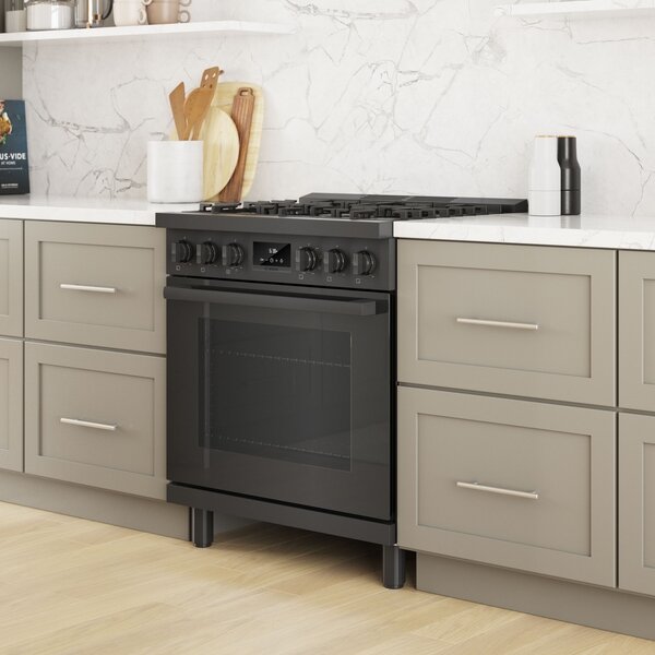 Bosch 800 Series 3.9 Cu. Ft. Dual Fuel Freestanding Range - HDS8045C