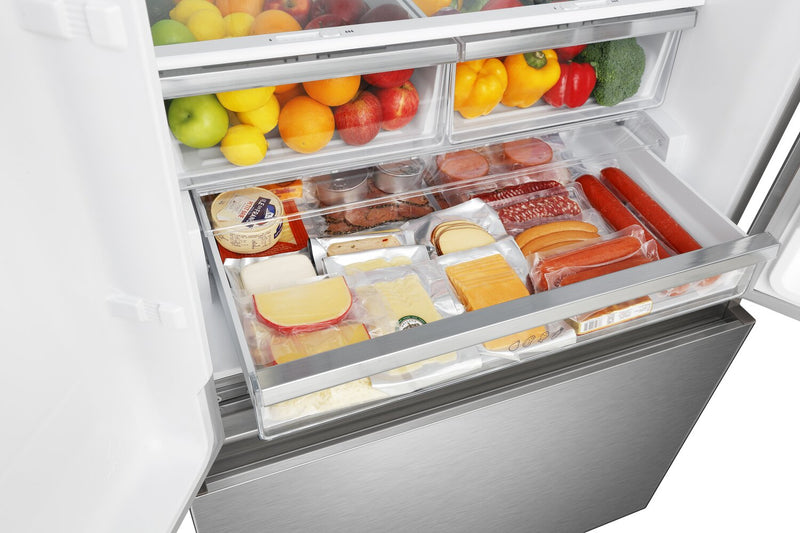 Hisense 36\" 26.6 Cu. Ft. French-Door Refrigerator - Stainless Steel - RF266C3FSE