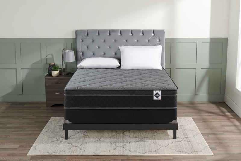 Springwall Aspen Eurotop Low-Profile Full Mattress-in-a-Box Set