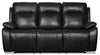 Kora Genuine Leather Power Reclining Sofa - Black