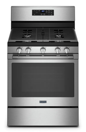 Maytag 5 Cu. Ft. Gas Range with Air Fryer and Basket - MGR7700LZ | Cuisinière à gaz Maytag de 5 pi3 avec friture à air et panier – MGR7700LZ | MGR7700S