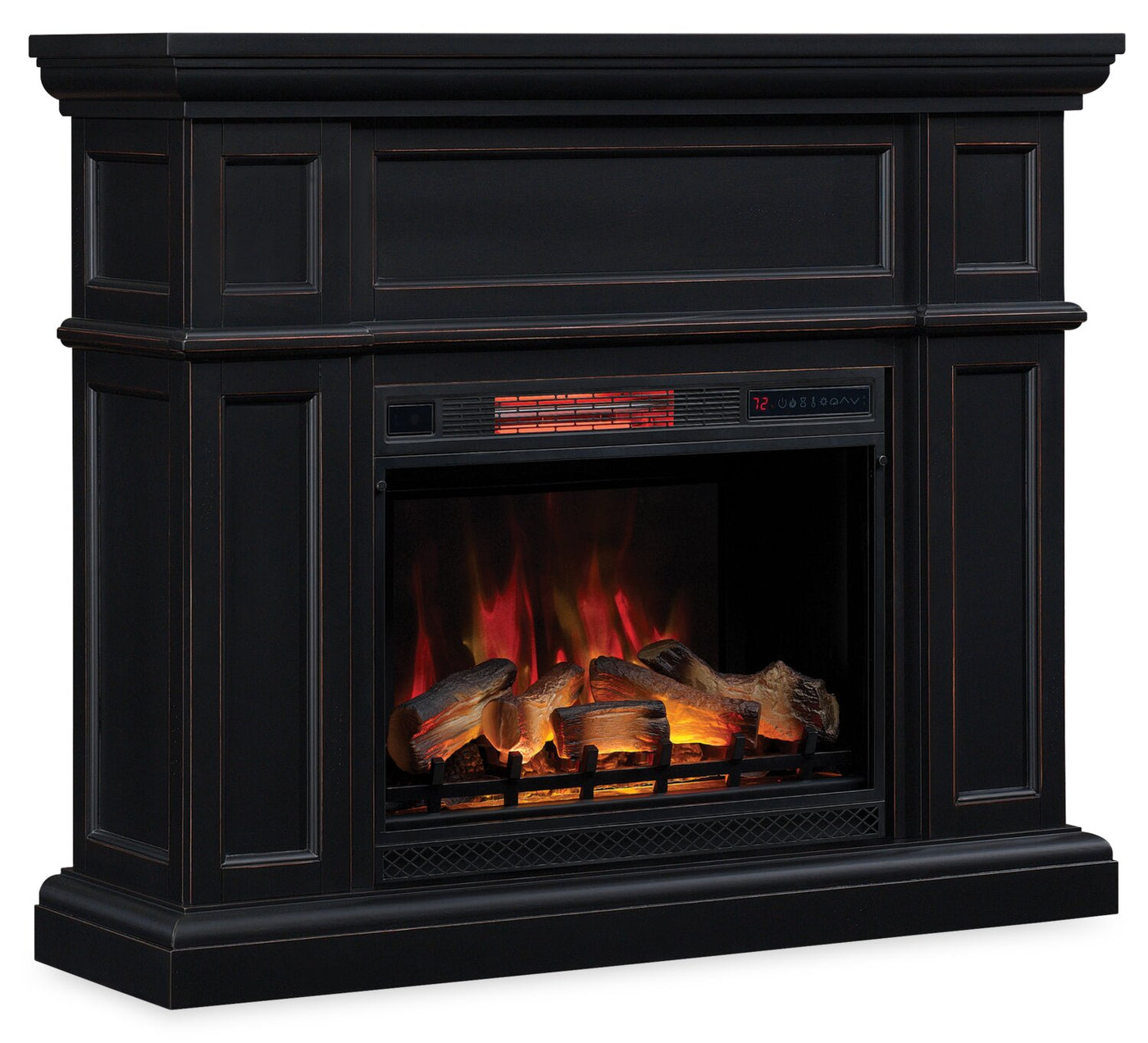 Shelby Fireplace – Black | The Brick