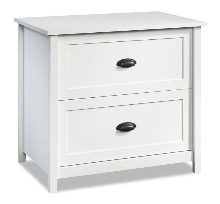 Cayla 33.39\" 2-Drawer Filing Cabinet - Soft White