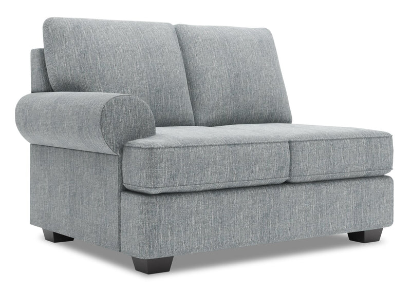 Sofa Lab Roll LAF Loveseat - Luna Pewter