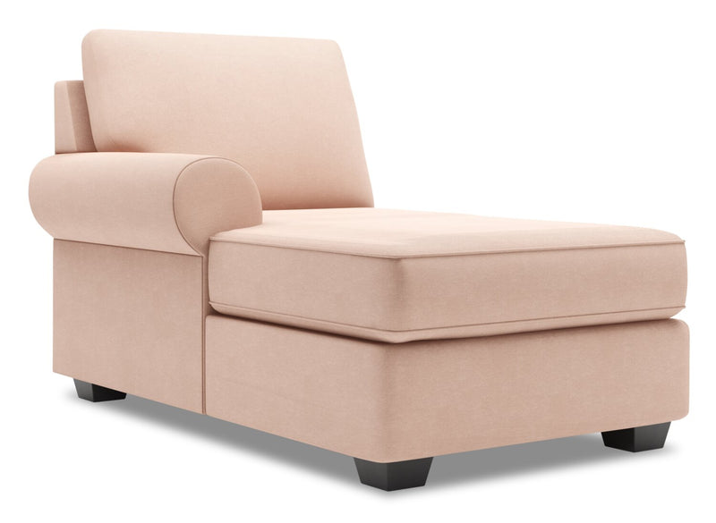 Sofa Lab Roll LAF Chaise - Pax Rose
