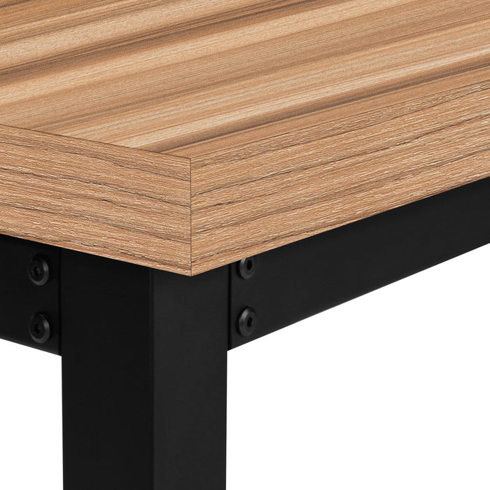 Kai 47.25\" Adjustable Height Office Desk - Brown