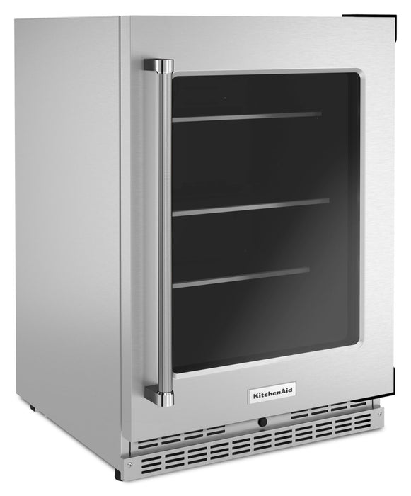 KitchenAid 24\" 5.2 Cu. Ft. Undercounter Refrigerator Refrigerator - Stainless Steel - KURR314KSS