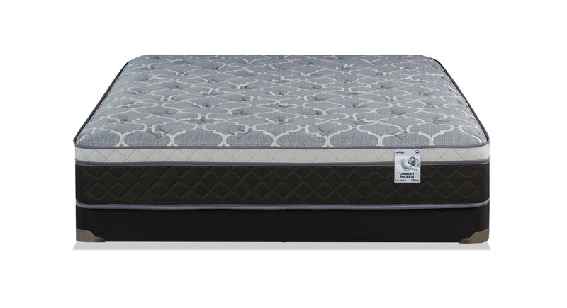 Springwall Salerno Eurotop Low-Profile Twin Mattress Set