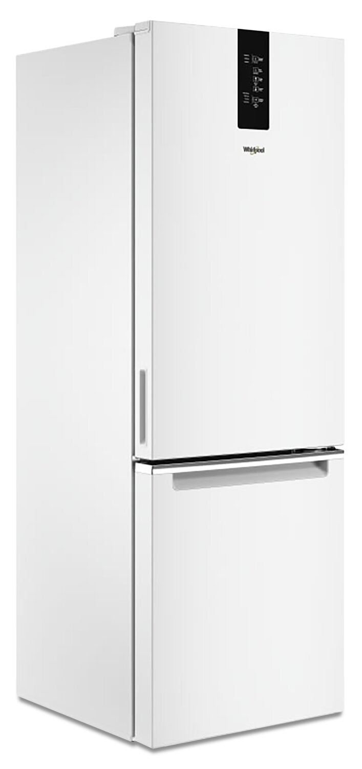 Whirlpool 24" 12.9 Cu. Ft. BottomMount Refrigerator White WRB5... The Brick