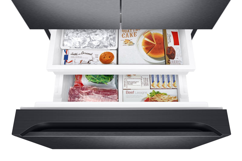 Samsung 30\" 22.1 Cu. Ft. French-Door Refrigerator - Black Stainless Steel - RF22A4111SG/AA