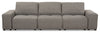 Modera Linen-Look Fabric Modular Sofa - Grey