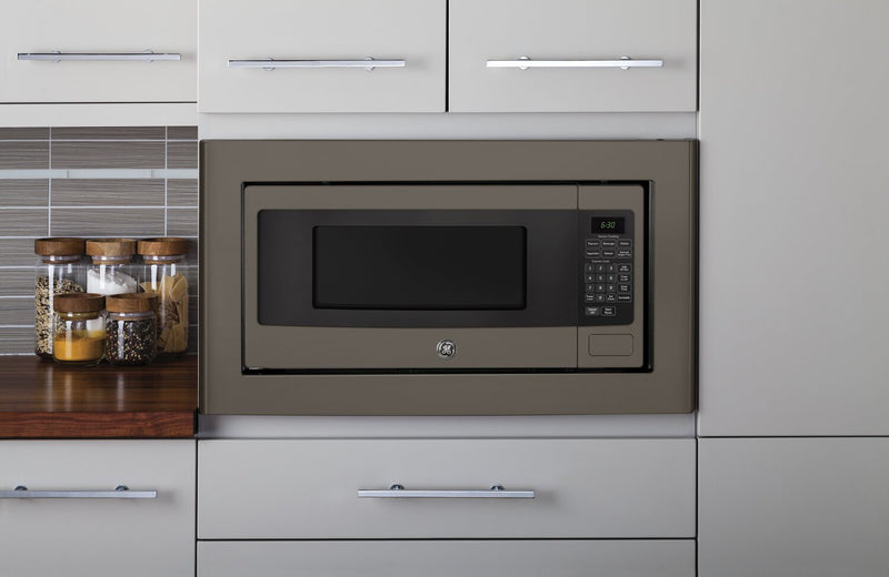 Profile 1.1 Cu. Ft. Countertop Microwave with Touch Control and Digital Display - Slate - PEM10SLFC