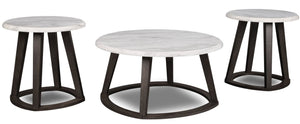 Luvoni 3-Piece Coffee and Two End Tables Package | Ensemble de table à café et deux tables de bout Luvoni 3 pièces | LUVWH3PK