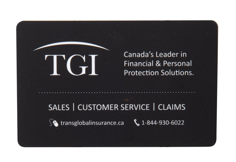 Trans Global Insurance Personal Information and Financial Security Kit - Québec