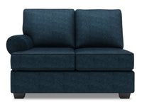 Sofa Lab Roll LAF Loveseat - Luxury Indigo