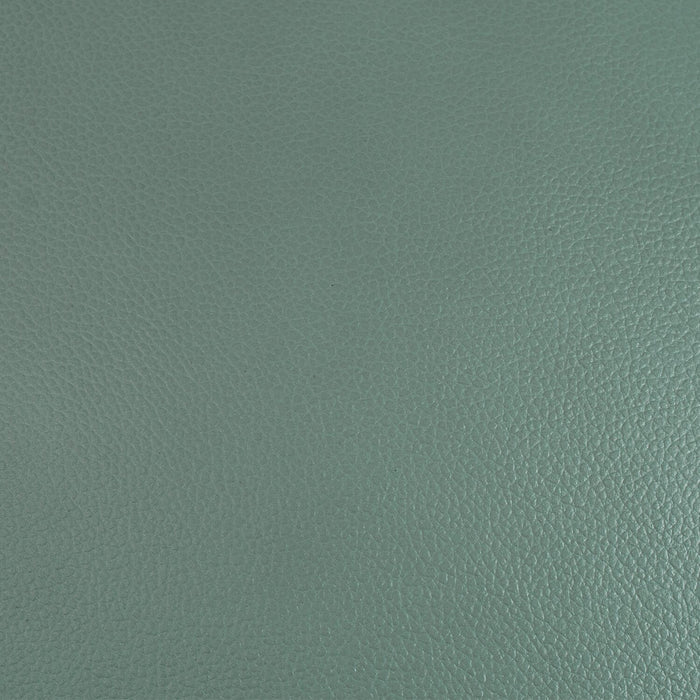 Chateau d’Ax Vita 70\" 100% Genuine Leather Loveseat with Diamond Pattern Stitching and Wood Legs - Seafoam Green