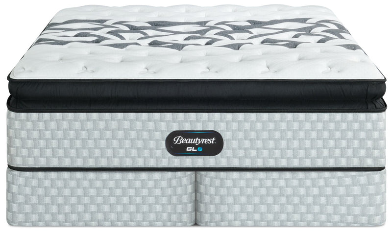 Beautyrest GL8 Euro Pillowtop King Mattress Set