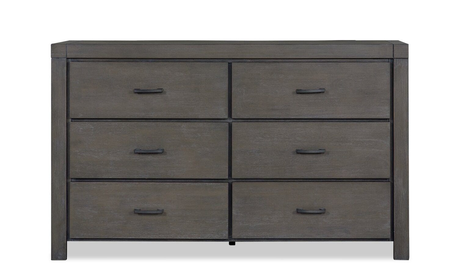 Koda Bedroom 6-Drawer Dresser, 60"W x 36"H, Acacia Wood - Grey - The Brick Koda Bedroom 6-Drawer Dresser, 60"W x 36"H, Acacia Wood - Grey - The Brick