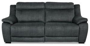 Novo Fabric Power Reclining Sofa - Grey | Sofa à inclinaison électrique Novo en tissu - gris | NOF2GYPS