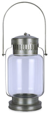 Large Round Iron Capsule Lantern