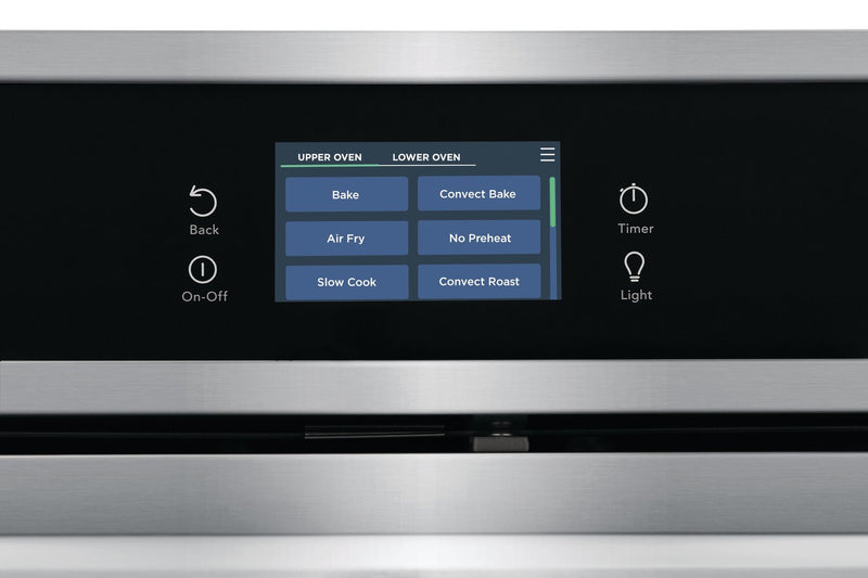 Frigidaire Gallery 30\" 5.3/5.3 Cu. Ft. Electric Double Wall Oven with Total Convection - Smudge-Proof® Stainless Steel\t - GCWD3067AF