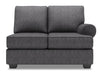 Sofa Lab Roll RAF Loveseat - Luxury Charcoal