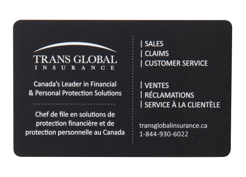 Trans Global Insurance Personal Information and Financial Security Kit - Québec