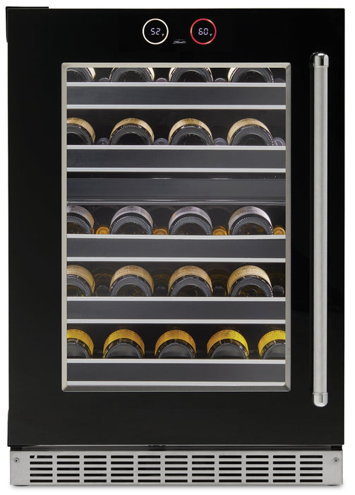 Silhouette Reserve 23.9\" 5 Cu. Ft. Single-Door Wine Cooler - Black - SRVWC050L