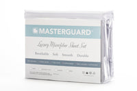 Masterguard® 4-Piece King Sheet Set - Light Grey