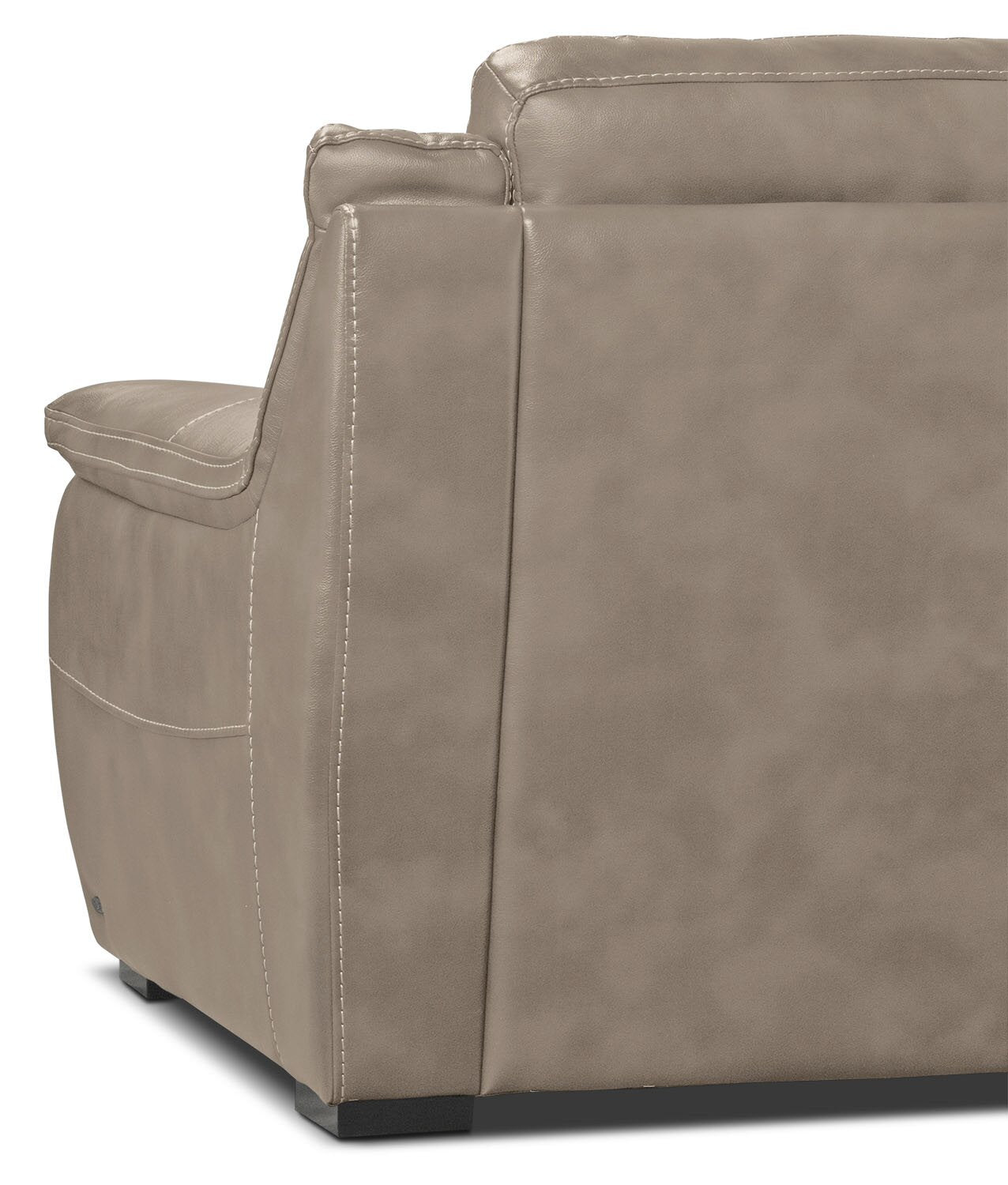 Cindy Crawford Home 76 Leather Look Fabric Power Reclining Lovesea. The Brick
