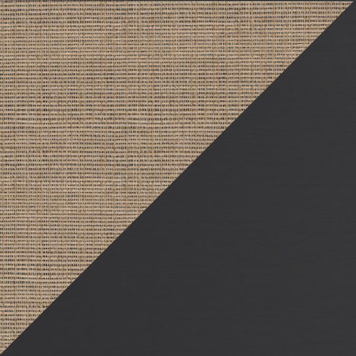 Kylo Bedroom Chest of Drawers, 5-Drawer, 29.9\"W x 50.7\"H, Modern Mid-Century - Two-tone Black & Beige