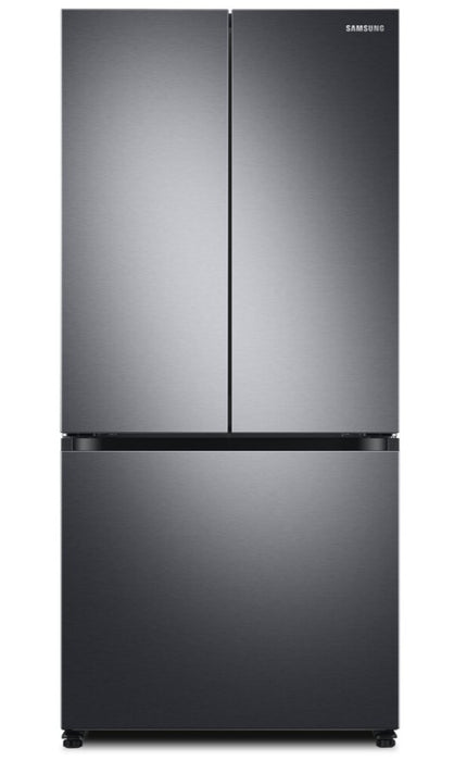 Samsung 33\" 17.5 Cu. Ft. Counter-Depth French-Door Refrigerator - Black Stainless Steel - RF18A5101SG/AA