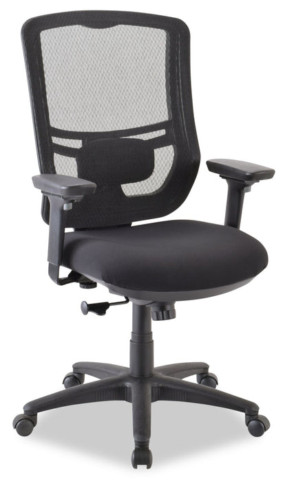 Tempur-Pedic Dante 26.4\" Office Chair - Black with Mesh Back