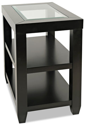 Corey Chairside Table - Black | Table de fauteuil Corey - Noire | CORBKCST