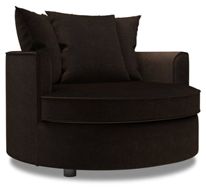 Sofa Lab The Cuddler Chair - Luxury Chocolate