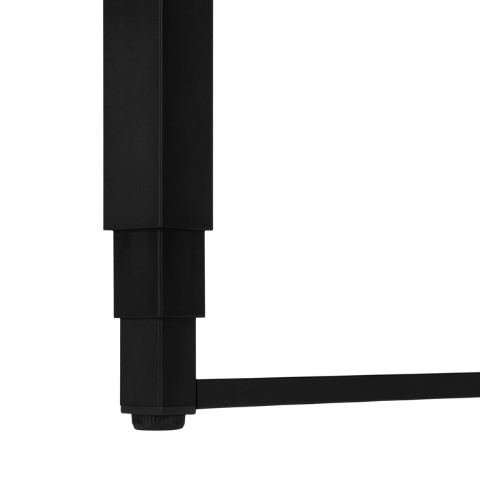Kai 47.25\" Adjustable Height Office Desk - Black