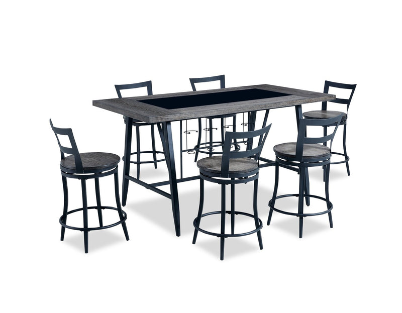 Lars 7-Piece Counter-Height Dining Package 