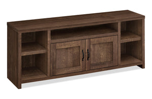 Leland 60" TV Stand - Brown | Meuble pour téléviseur Leland de 60 po - brun  | LELBRTVS