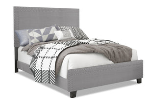 Avery Full Bed - Grey | Lit double Avery - gris | AVERGFBD