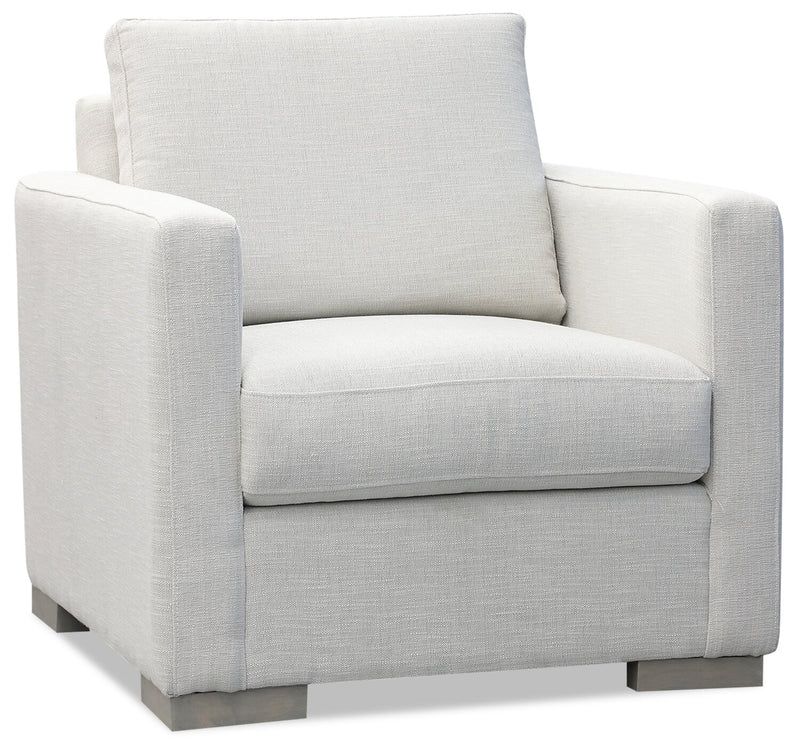 Austin Fabric Chair - Glacier - Modern style Chair in Glacier Plywood, Solid Woods