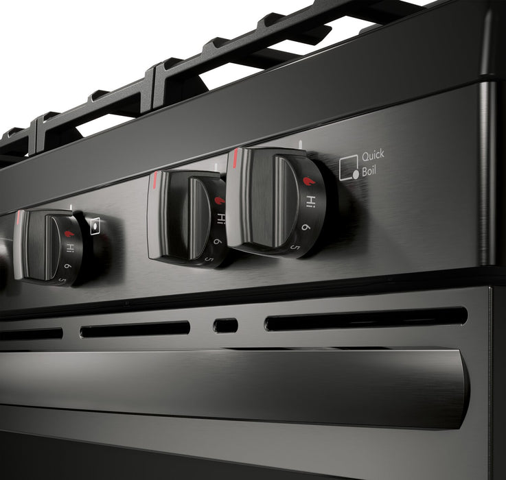 Frigidaire 5.1 Cu. Ft. Gas Range With Air Fry and Convection Bake - Black Stainless Steel - FCRG3083AD