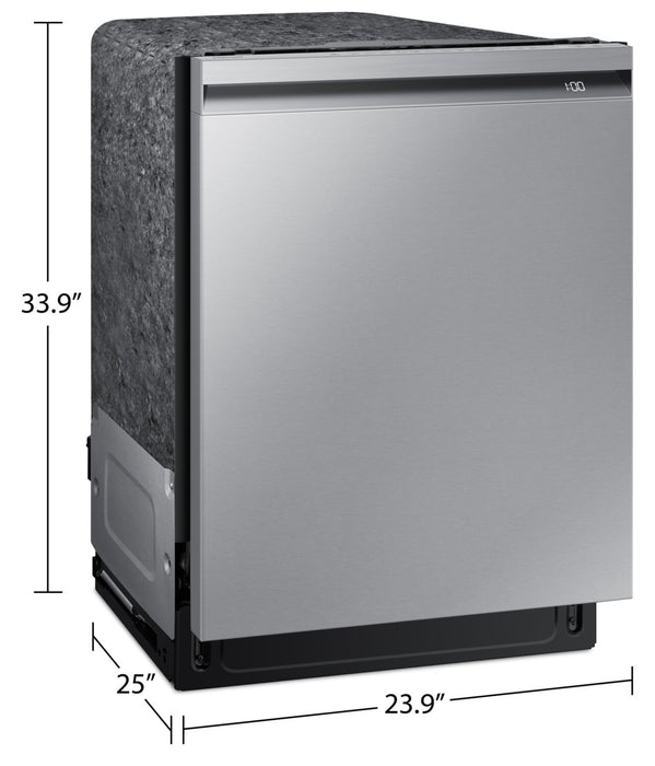 Samsung 24\" 44 dBA Built-In Top-Control Dishwasher with 3rd Rack - DW80B6060US/AC